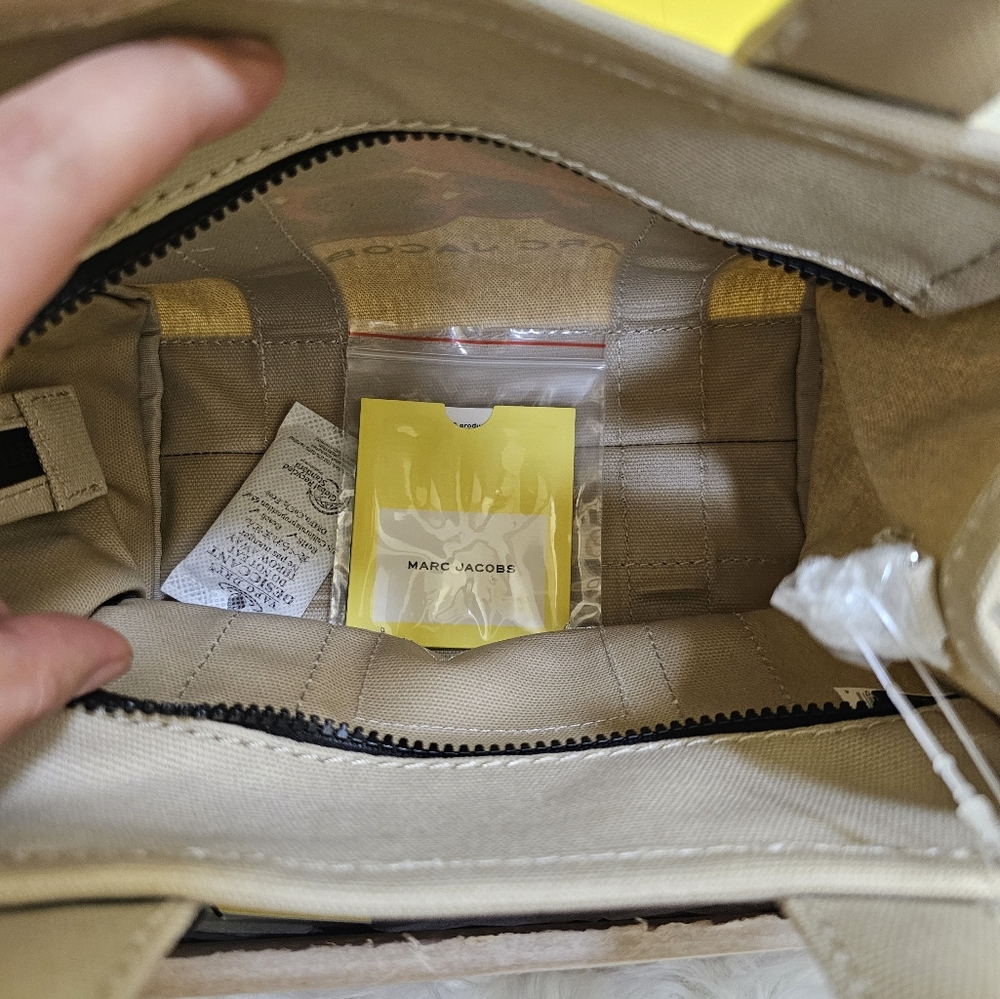 NEW MARC JACOBS THE SNAKE CANVAS SMALL TOTE BAG - Picture 11 of 16